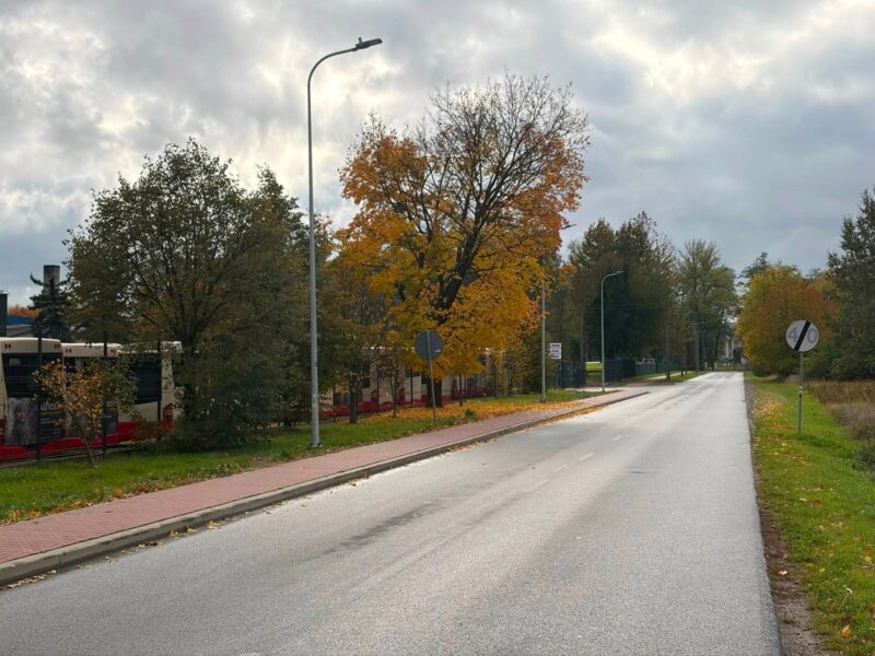 ul. Podzamcze w Opolu Lubelskim